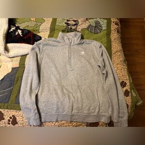 Nike Women's Gray Zip-Up Top